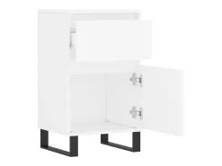 Aparador buffet cómoda armario mueble organizador cocina salón salón 40 x 35 x 70 cm madera contrachapada blanca 02_0030305