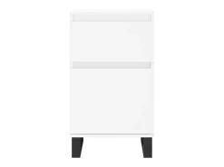 Aparador buffet cómoda armario mueble organizador cocina salón salón 40 x 35 x 70 cm madera contrachapada blanca 02_0030305