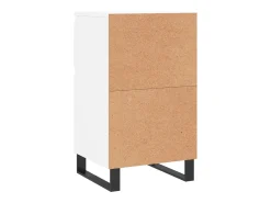 Aparador buffet cómoda armario mueble organizador cocina salón salón 40 x 35 x 70 cm madera contrachapada blanca 02_0030305