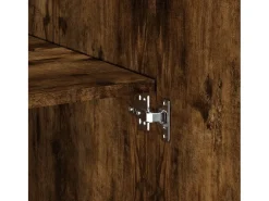 Aparador buffet cómoda armario mueble organizador cocina salón salón alto 80 x 42,5 x 249 cm madera contrachapada marrón 02_0033565