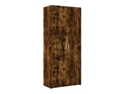Aparador buffet cómoda armario mueble organizador cocina salón salón alto 80 x 42,5 x 249 cm madera contrachapada marrón 02_0033565