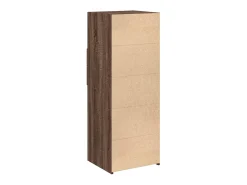 Aparador buffet cómoda armario mueble organizador cocina salón salón alto 45 x 42,5 x 124 cm madera contrachapada marrón 02_0033720