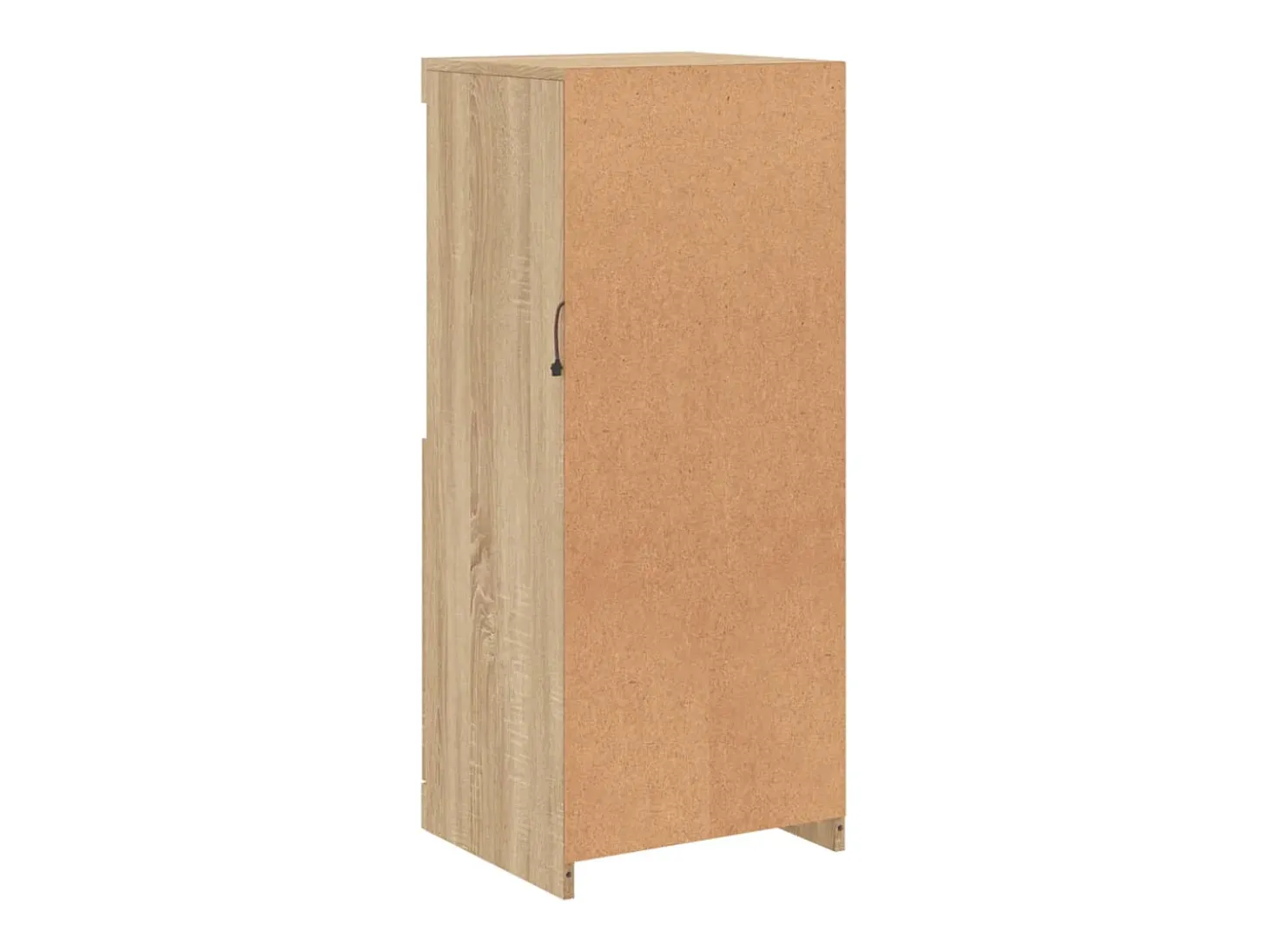 Aparador buffet cómoda armario mueble organizador cocina salón salón con luces LED sonoma 41 x 37 x 100 cm marrón 02_0029959