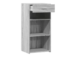 Aparador buffet cómoda armario unidad de almacenamiento organizador cocina salón salón Sonoma 45 x 42,5 x 93 cm madera contrachapada gris 02_0036368