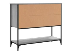 Aparador buffet cómoda armario unidad de almacenamiento organizador cocina salón salonsonoma 100 x 36 x 85 cm madera contrachapada gris 02_0036262