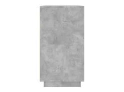 Aparador buffet cómoda armario unidad de almacenamiento organizador cocina salón salón 80 x 34 x 75 cm madera contrachapada gris 02_0032103