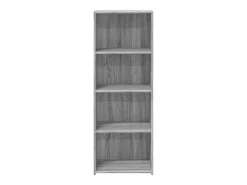 Aparador buffet cómoda armario mueble organizador cocina salón salón alto sonoma 45 x 41 x 124 cm madera contrachapada gris 02_0035365