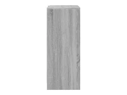 Aparador buffet cómoda armario mueble organizador cocina salón salón con Sonoma LED 77 x 34 x 85 cm madera contrachapada gris 02_0029824