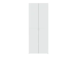Aparador buffet cómoda armario mueble organizador cocina salón salón alto 70 x 42,5 x 185 cm madera contrachapada blanco 02_0032766
