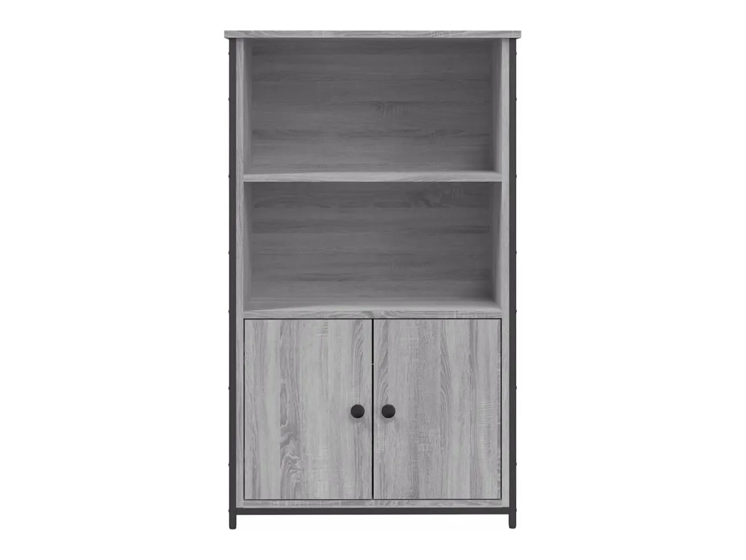 Aparador buffet cómoda armario mueble organizador cocina salón salón alto Sonoma 62 x 32 x 103,5 cm madera contrachapada gris 02_0035385
