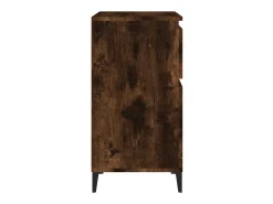 Aparador buffet cómoda armario unidad de almacenamiento organizador cocina salón salón 60 x 35 x 70 cm madera contrachapada marrón 02_0030982