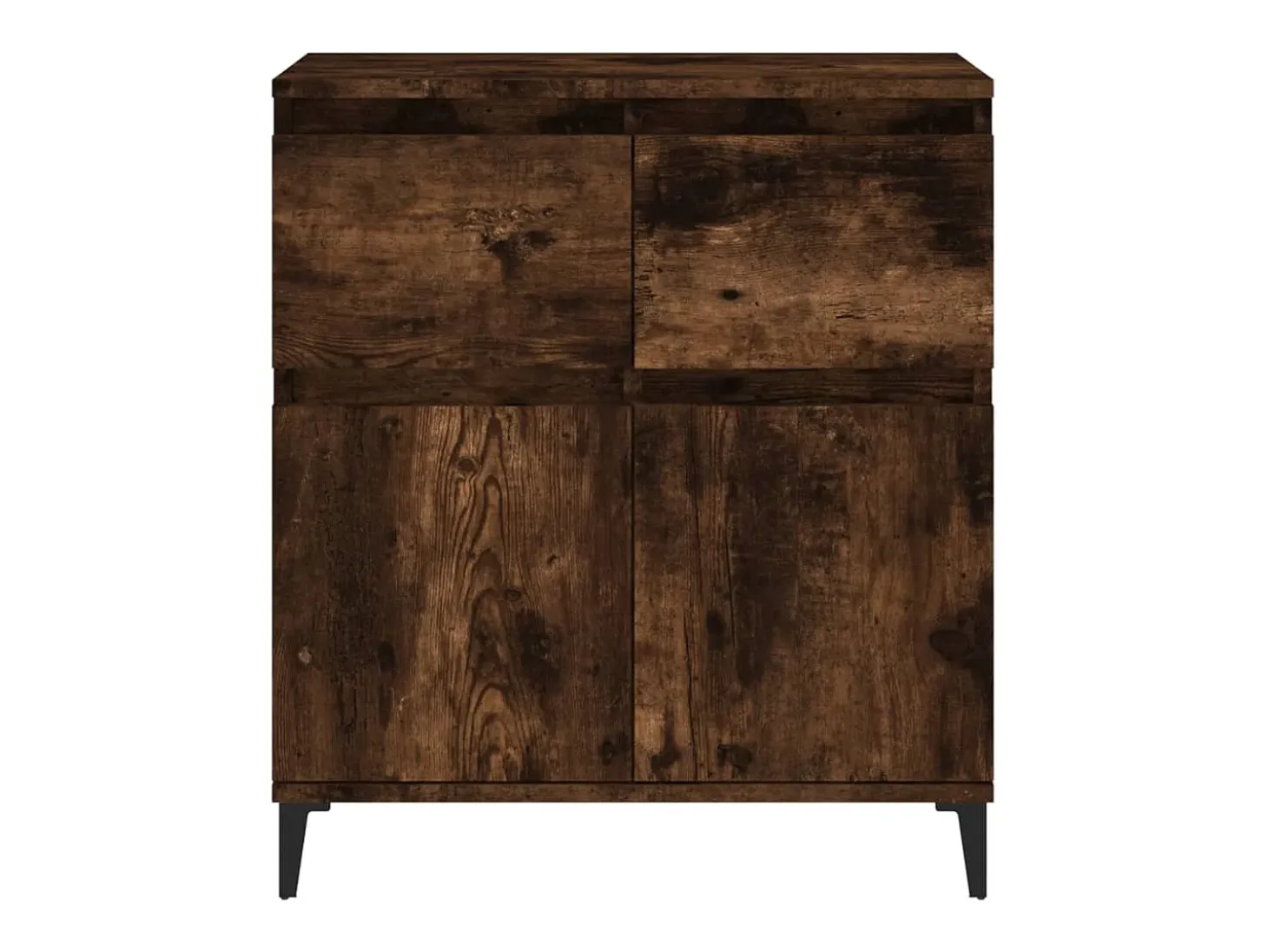 Aparador buffet cómoda armario unidad de almacenamiento organizador cocina salón salón 60 x 35 x 70 cm madera contrachapada marrón 02_0030982