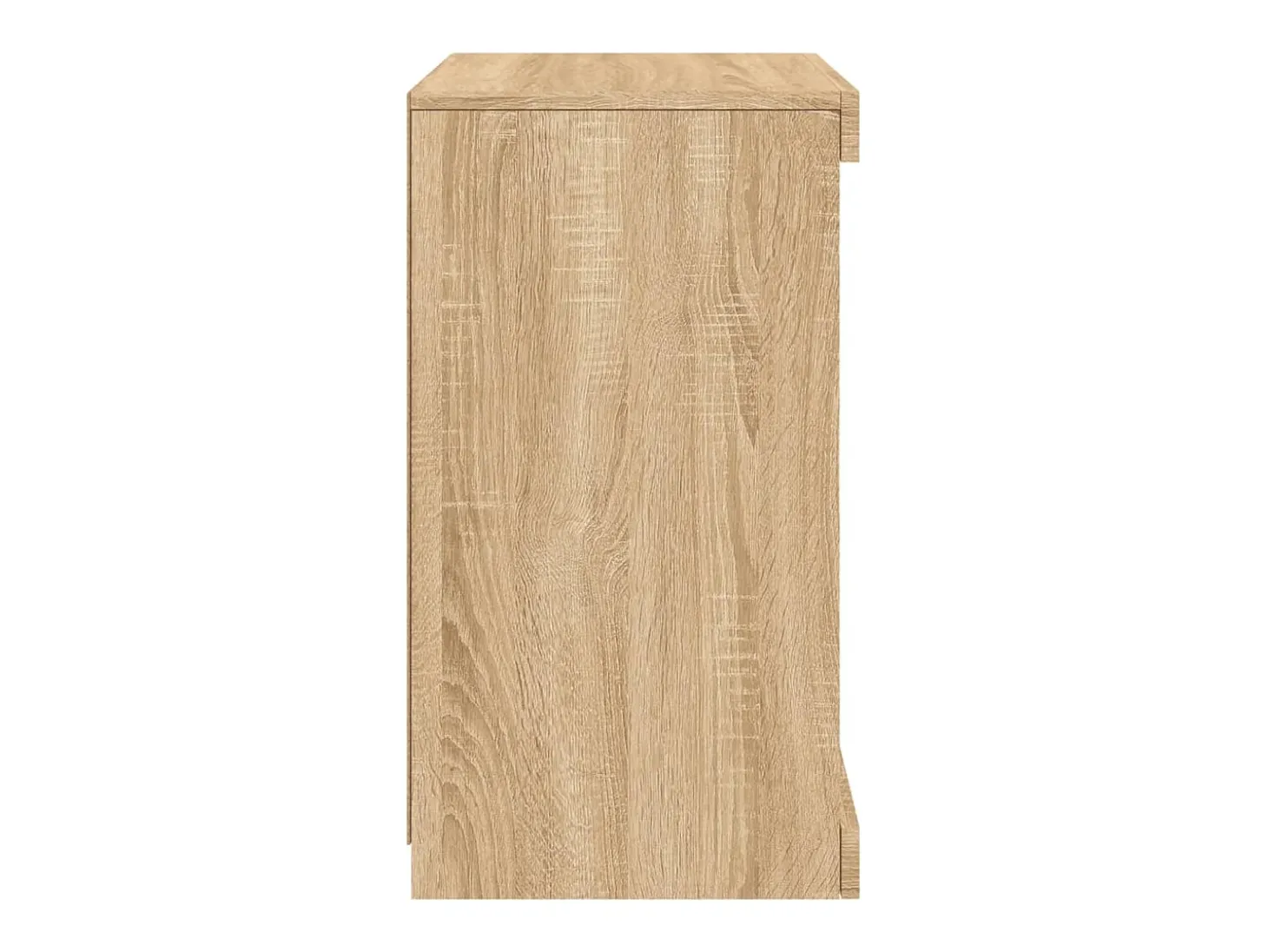 Aparador buffet cómoda armario mueble organizador cocina salón salón con luces LED sonoma 41 x 37 x 67 cm marrón 02_0029962