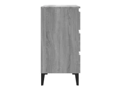 Aparador buffet cómoda armario unidad de almacenamiento organizador cocina salón salonsonoma 60 x 35 x 69 cm madera contrachapada gris 02_0036392
