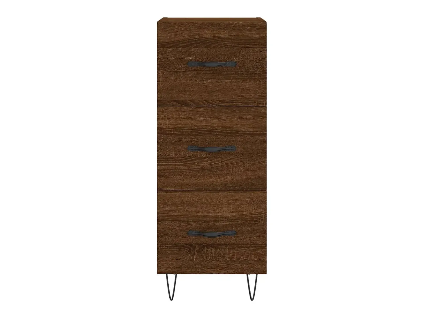 Aparador buffet cómoda armario mueble organizador cocina salón salón 34,5 x 34 x 90 cm madera contrachapada marrón 02_0031220