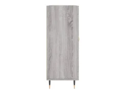 Aparador buffet cómoda armario unidad de almacenamiento organizador cocina salón salón Sonoma 69,5 x 34 x 90 cm madera contrachapada gris 02_0036453