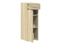 Aparador buffet cómoda armario unidad de almacenamiento organizador cocina salón salón Sonoma 30 x 42,5 x 93 cm madera contrachapada marrón 02_0031504