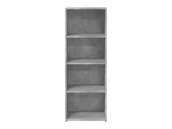 Aparador buffet cómoda armario mueble organizador cocina salón salón alto 45 x 41 x 124 cm madera contrachapada gris 02_0034441