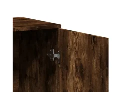 Aparador buffet cómoda armario mueble organizador cocina salón salón juego de 2 79 x 38 x 80 cm madera contrachapada marrón 02_0036750