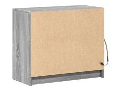 Aparador buffet cómoda armario mueble organizador cocina salón salón con LED Sonoma 72 x 34 x 61 cm madera contrachapada gris 02_0029822