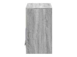 Aparador buffet cómoda armario mueble organizador cocina salón salón con LED Sonoma 72 x 34 x 61 cm madera contrachapada gris 02_0029822