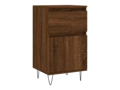 Aparador buffet cómoda armario mueble organizador cocina salón salón juego de 2 40 x 35 x 70 cm madera contrachapada marrón 02_0036764