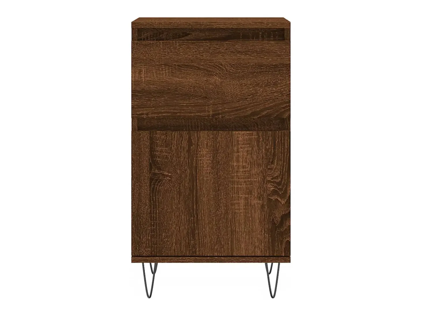 Aparador buffet cómoda armario mueble organizador cocina salón salón juego de 2 40 x 35 x 70 cm madera contrachapada marrón 02_0036764
