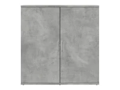 Aparador buffet cómoda armario unidad de almacenamiento organizador cocina salón salón 79 x 38 x 80 cm madera contrachapada gris 02_0032095