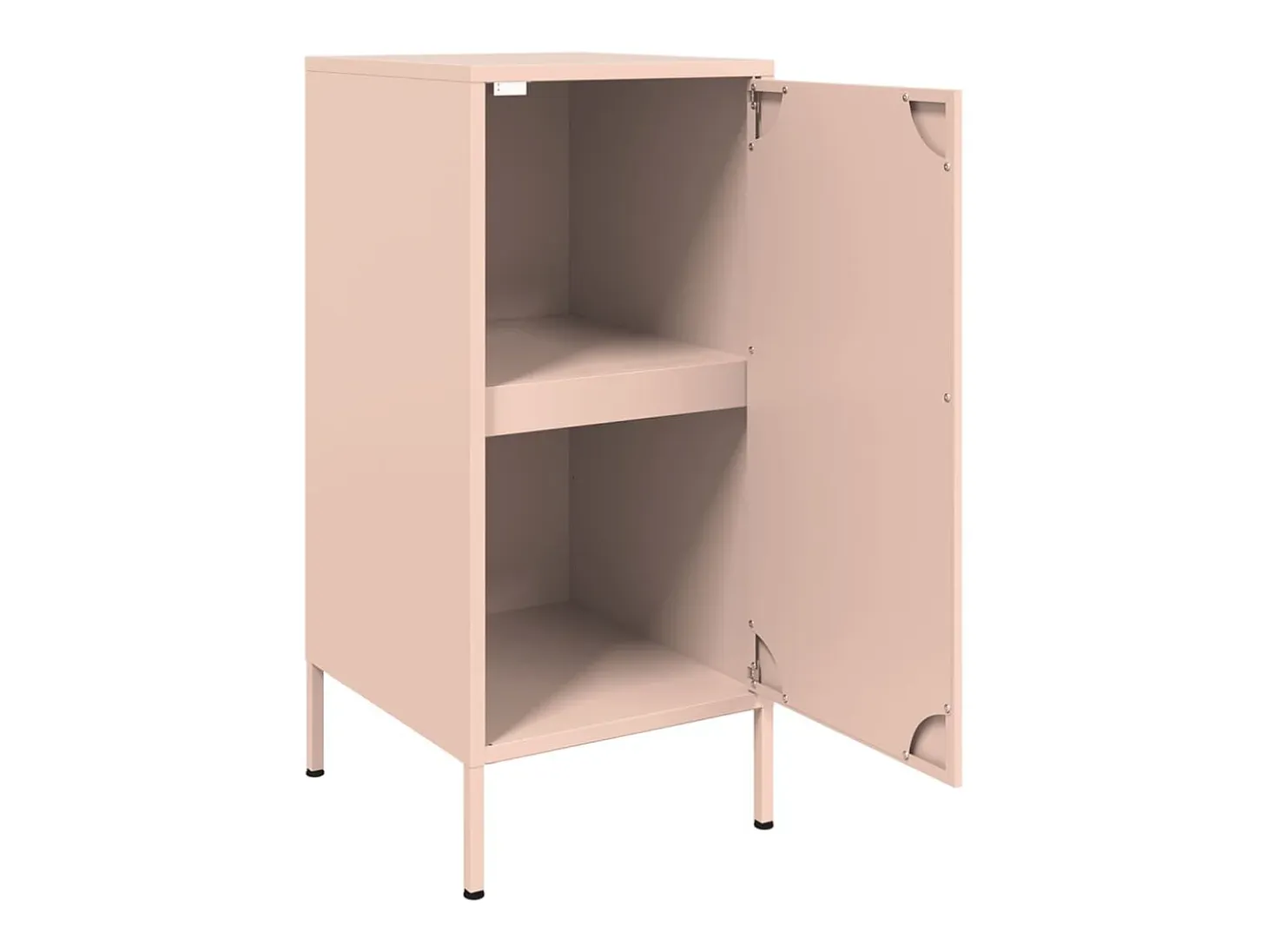 Aparador buffet cómoda armario mueble organizador cocina salón salón juego de 2 36 x 39 x 79 cm acero rosa 02_0036940
