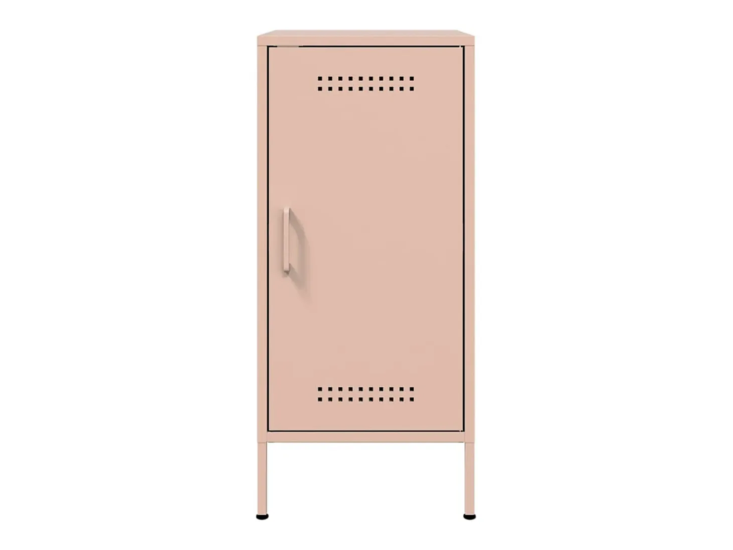 Aparador buffet cómoda armario mueble organizador cocina salón salón juego de 2 36 x 39 x 79 cm acero rosa 02_0036940