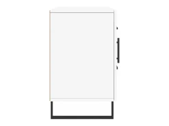 Aparador buffet cómoda armario mueble organizador cocina salón salón 100 x 36 x 60 cm madera contrachapada blanco 02_0030163