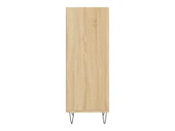 Aparador buffet cómoda armario unidad de almacenamiento organizador cocina salón salón Sonoma 34,5 x 32,5 x 90 cm madera contrachapada marrón 02_0031510