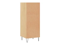 Aparador buffet cómoda armario unidad de almacenamiento organizador cocina salón salón Sonoma 34,5 x 32,5 x 90 cm madera contrachapada marrón 02_0031510
