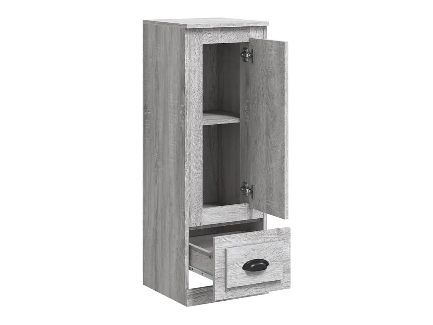 Aparador buffet cómoda armario mueble organizador cocina salón salón alto sonoma 36 x 35,5 x 103,5 cm madera contrachapada gris 02_0035354