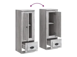 Aparador buffet cómoda armario mueble organizador cocina salón salón alto sonoma 36 x 35,5 x 103,5 cm madera contrachapada gris 02_0035354