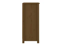 Aparador buffet cómoda armario mueble organizador cocina salón salón juego de 2 40 x 35 x 80 cm madera maciza de pino marrón 02_0036887