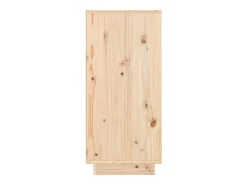 Aparador buffet cómoda armario mueble organizador cocina salón salón 110 x 34 x 75 cm madera maciza de pino marrón 02_0029515