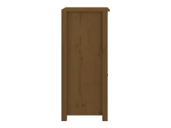 Aparador buffet cómoda armario mueble organizador cocina salón salón juego de 2 40 x 35 x 80 cm madera maciza de pino marrón 02_0036888