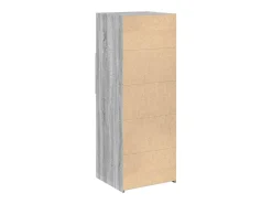 Aparador buffet cómoda armario unidad de almacenamiento organizador cocina salón salonsonoma 30 x 42,5 x 93 cm madera contrachapada gris 02_0036292