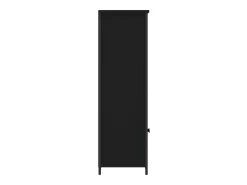 Aparador buffet cómoda armario mueble organizador cocina salón salón alto 62 x 32 x 103,5 cm madera contrachapada negro 02_0034950