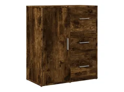 Aparador buffet cómoda armario mueble organizador cocina salón salón juego de 2 60 x 31 x 70 cm madera contrachapada marrón 02_0036740