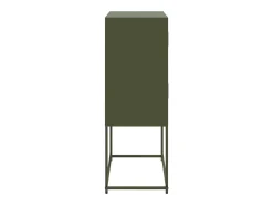 Aparador buffet cómoda armario mueble organizador cocina salón salón oliva 68,5 x 38,5 x 107 cm verde acero 02_0036586