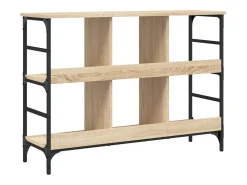 Aparador buffet cómoda armario unidad de almacenamiento organizador cocina salón salón Sonoma 102 x 32 x 73,5 cm madera contrachapada marrón 02_0031478