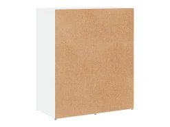 Aparador buffet cómoda armario mueble organizador cocina salón salón juego de 2 60 x 31 x 70 cm blanco madera contrachapada 02_0036675