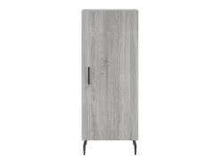 Aparador buffet cómoda armario unidad de almacenamiento organizador cocina salón salón Sonoma 34,5 x 34 x 90 cm madera contrachapada gris 02_0036311