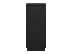 Aparador buffet cómoda armario unidad de almacenamiento organizador cocina salón salón juego de 2 31,5 x 34 x 75 cm madera maciza de pino negro 02_0036894