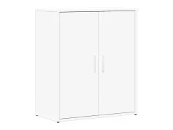 Aparador buffet cómoda armario mueble organizador cocina salón salón juego de 2 60 x 31 x 70 cm blanco madera contrachapada 02_0036674