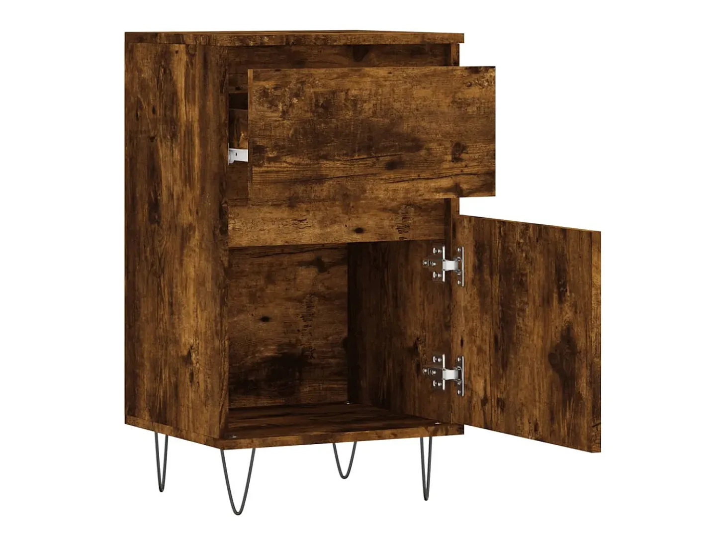 Aparador buffet cómoda armario mueble organizador cocina salón salón juego de 2 40 x 35 x 70 cm marrón madera contrachapada 02_0036730