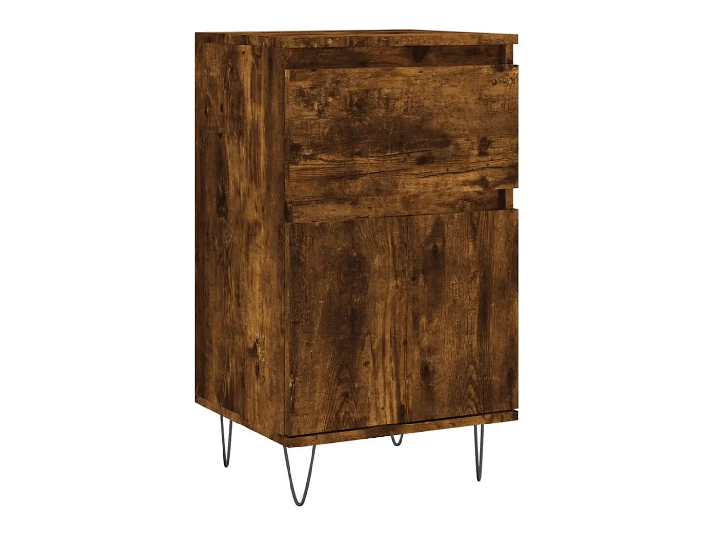 Aparador buffet cómoda armario mueble organizador cocina salón salón juego de 2 40 x 35 x 70 cm marrón madera contrachapada 02_0036730