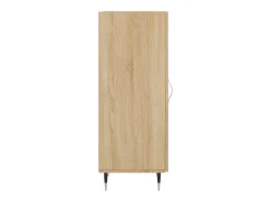 Aparador buffet cómoda armario unidad de almacenamiento organizador cocina salón salón Sonoma 34,5 x 34 x 90 cm madera contrachapada marrón 02_0031546